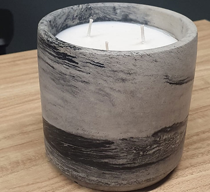 Concrete Terrain Candle